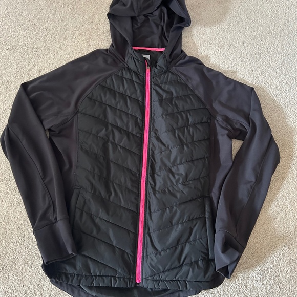 Women’s black with pink trim Gap Fit jacket - Picture 1 of 4